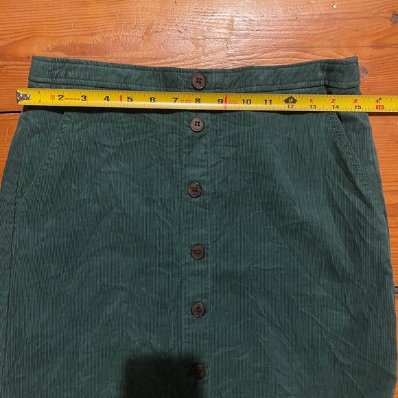 J Crew Corduroy Mini Skirt Womens Size 4 Button Front Preppy Schoolgirl NWT - Picture 7 of 8